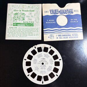 Vintage 1952 View-Master Reel FT-20B Alice In Wonderland The Mad Tea Party With